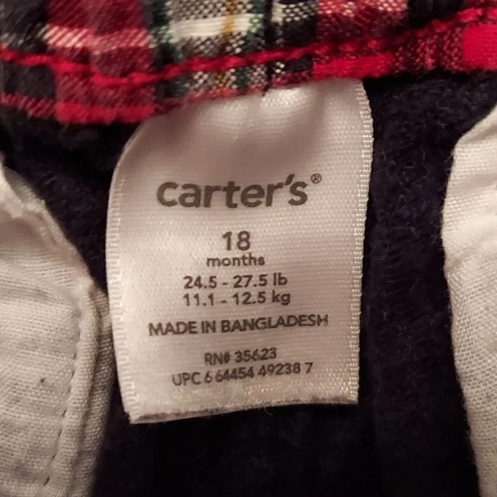 Carter's Black Corduroy Pants 18M